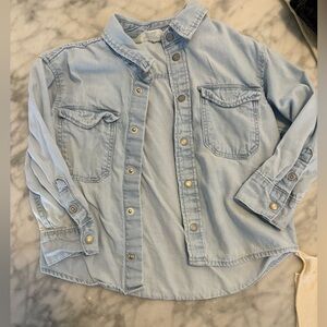 H&M Sky Blue Denim Shirt